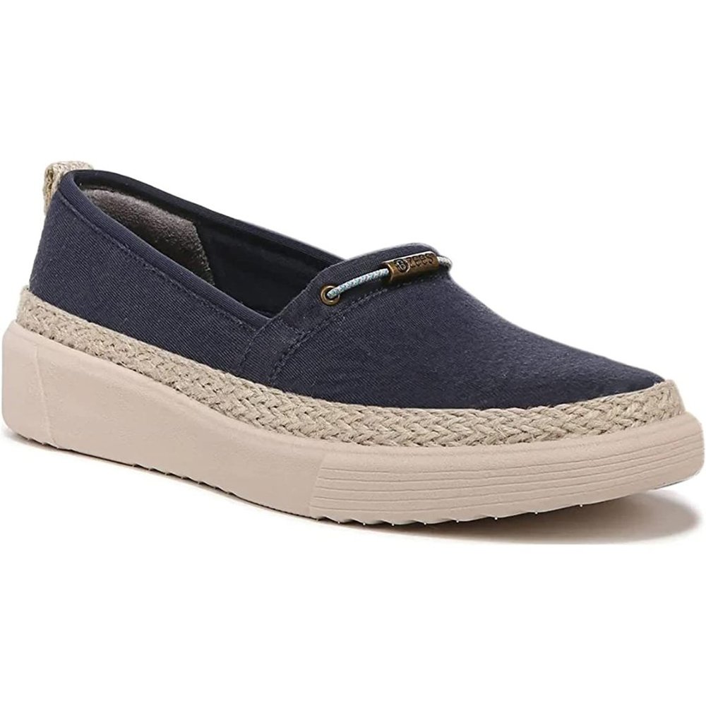 BZees Women's Maui Slip-On Shoes, Navy, Size 8, NIB